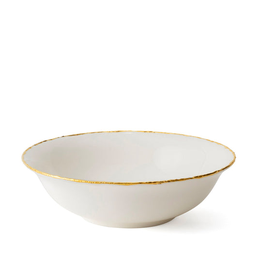 Golden Ash White Salad Bowl