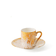 Golden Ash Coffee Cup & Saucer
