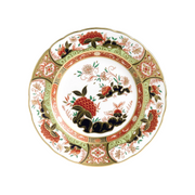 Imari Accent Plate - Golden Peony