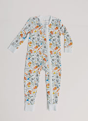 Baby Organic Cotton Zippered One-Piece