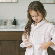 Picnic Gingham Bathrobe - Pink