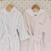 Seaside Stripes Bathrobe - Ocean