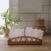 Picnic Gingham Washcloth - Pink