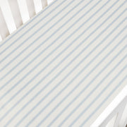 Seaside Stripes Crib Sheet - Ocean
