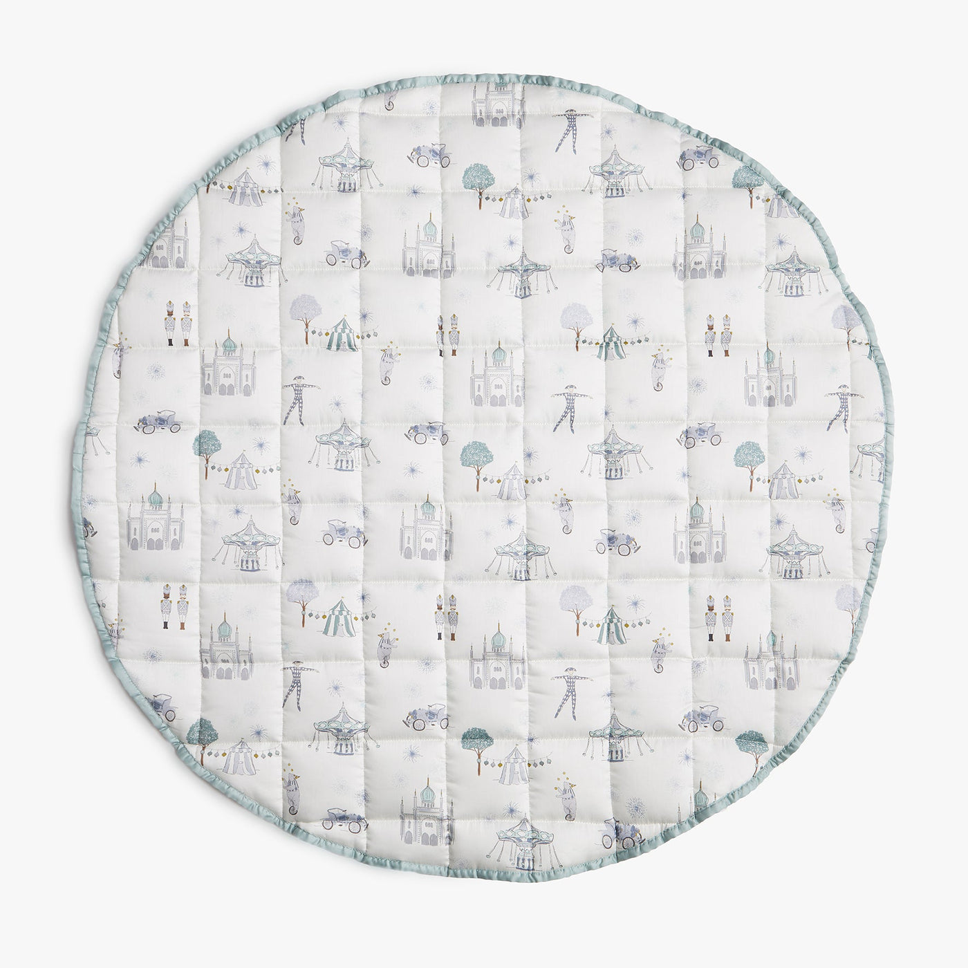 Adventures in Wonderland Play Mat - Aqua