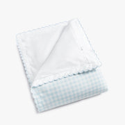 Picnic Gingham Baby Duvet - Blue