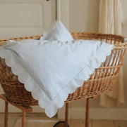 Scalloped Starlight Baby Duvet - Blue