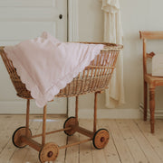 Scalloped Starlight Baby Duvet - Rose