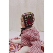 Granny Square Bonnet CECE in Rosette