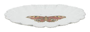 Astier de Villatte Burgundy Butterfly Plate