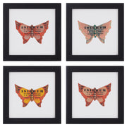 Vintage Orange Butterfly