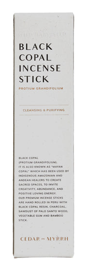 Cedar & Myrrh Incense