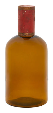 Antique Amber Apothecary Bottle