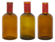 Antique Amber Apothecary Bottle