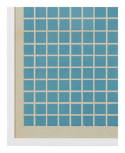 Vintage Geometric Grid Print