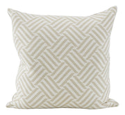 Schumacher Cross Hatch Natural Pillows