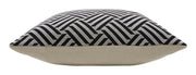 Schumacher Cross Hatch Black Pillows