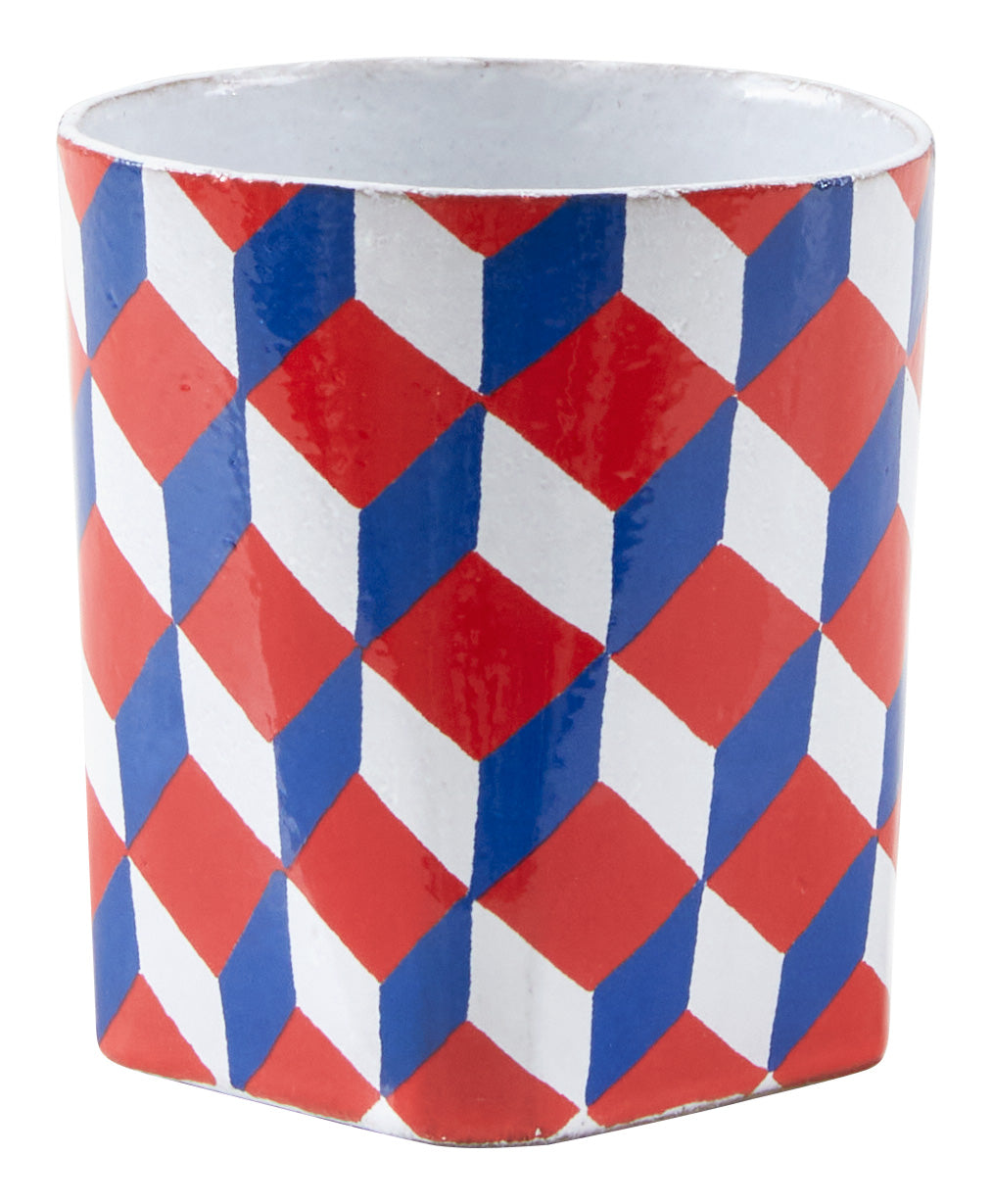 Astier de Villatte Tricolore Tumbler
