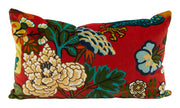 Schumacher Chiang Dragon Red Pillows
