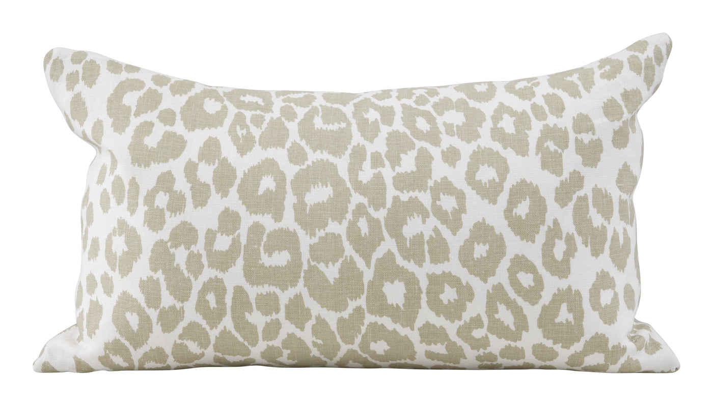Schumacher Iconic Leopard White Pillows