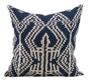 Schumacher Asaka Ikat Indigo Pillows