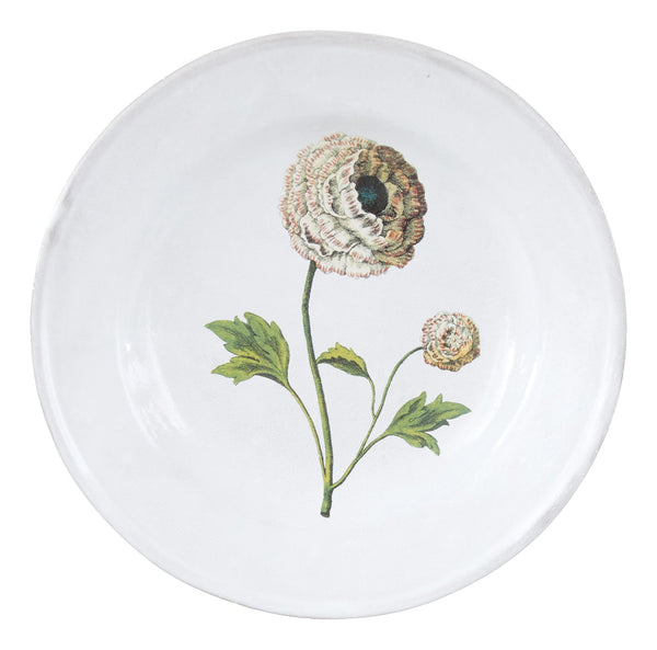 Astier de Villatte Indian King Ranunculus Soup Plate