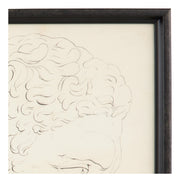 Antique Graphite Portrait