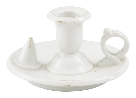 Antique Porcelain Candle Holder