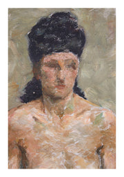 Vintage Figure Study Painting
