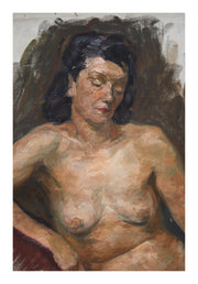 Vintage Figure Study Painting