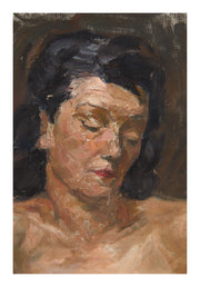 Vintage Figure Study Painting