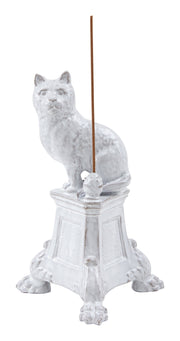 Astier de Villatte Chat Monument Incense Holder