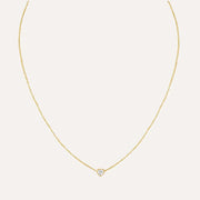 Delicate Birthstone Heart Necklace