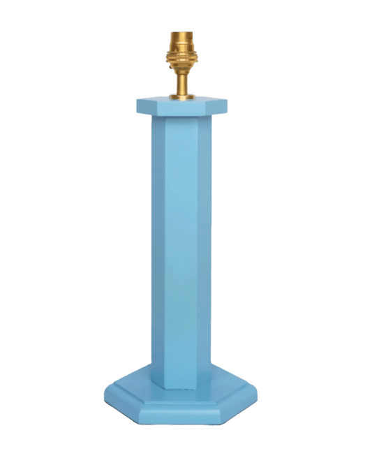 Hexagon Table Lamp - Beaufort Blue