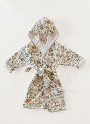 Children's Organic Cotton Printed Bathrobe
