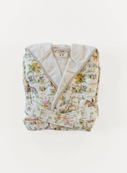 Children's Organic Cotton Printed Bathrobe