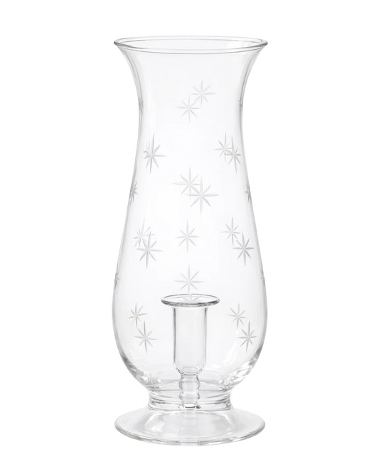 Celestial Glass Hurricane Lantern