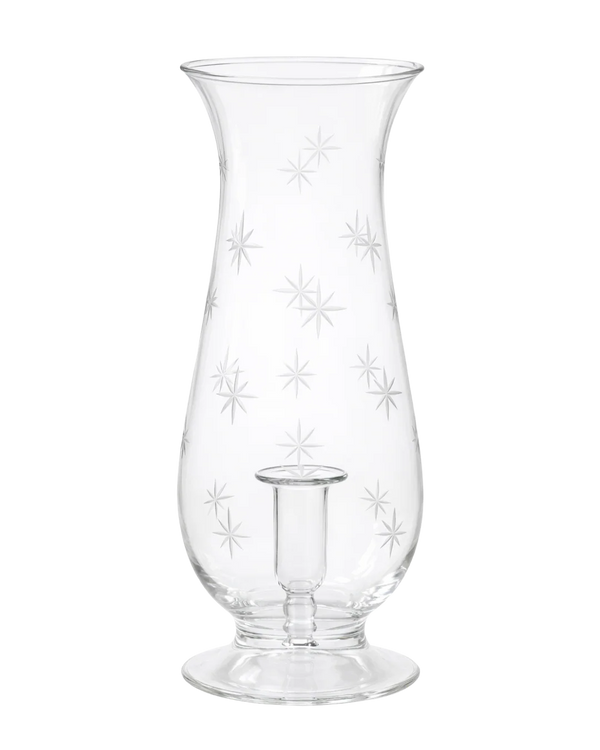 Celestial Glass Hurricane Lantern