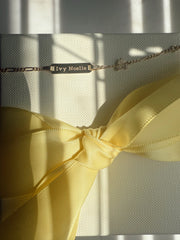 Kid's Golden Carriage Nameplate Bracelet
