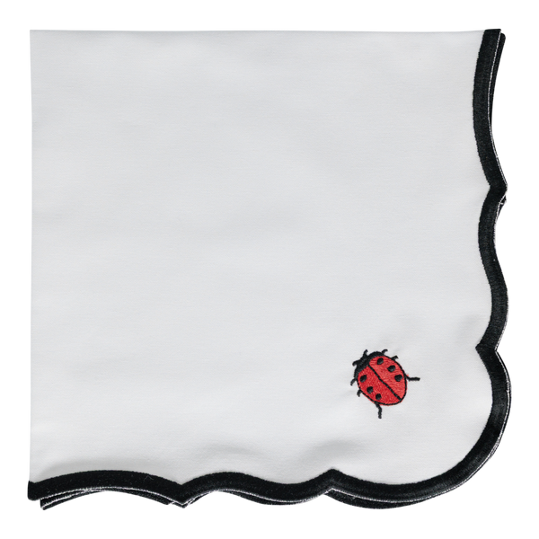 The Wave Black Napkins (Set of 2)
