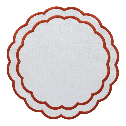 Terracotta Bianca Placemats (Set of 2)