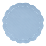 The Serenity Blue Placemats (Set of 2) - Double Face