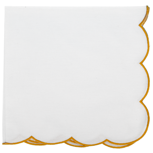 The Wave Yellow Napkins (Set of 2)