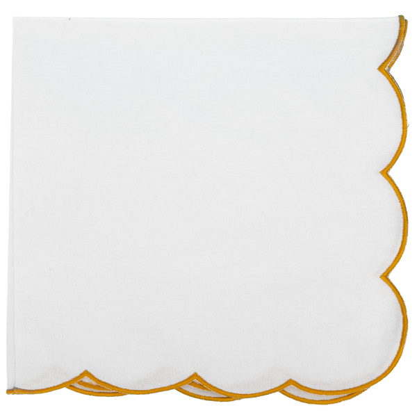 The Wave Yellow Napkins (Set of 2)