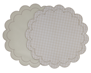 Provence Beige Placemats (Set of 2) - Double Face