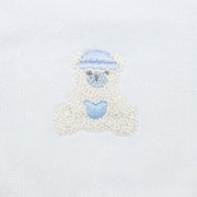 Love Teddy Embroidery Set 2 Pieces | Baby Boy