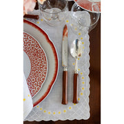 Daisy Placemat in White