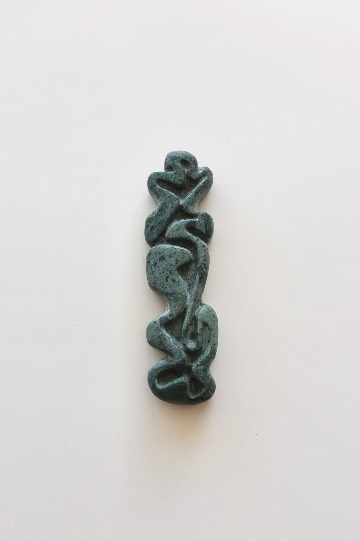 Hannah Polskin marble mezuzah in Indian Jade