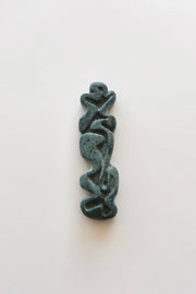 Hannah Polskin marble mezuzah in Indian Jade