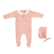 Ines Collar Overall Set